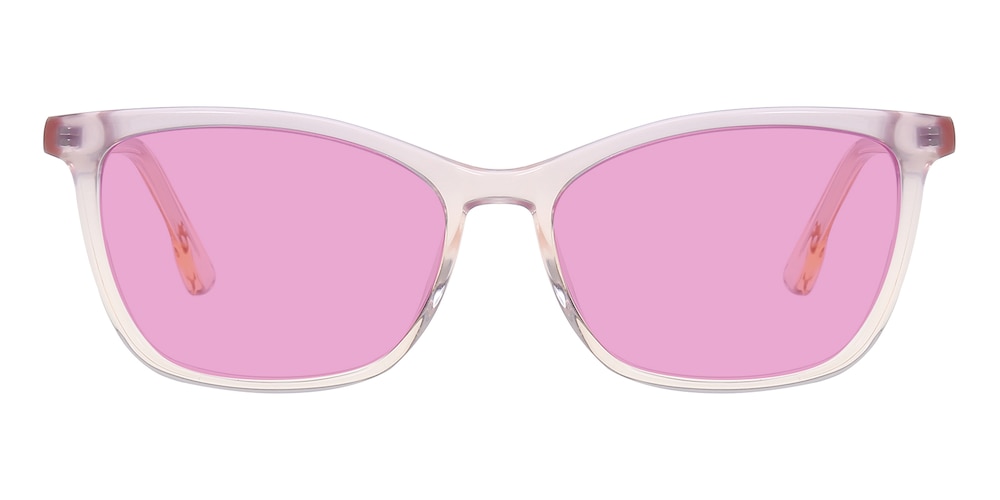 Ruby Purple/Champagne Cat Eye Acetate Sunglasses