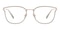 Edwina Smoke Green/Rose Gold Cat Eye TR90 Eyeglasses