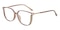 Coral Champagne Cat Eye TR90 Eyeglasses