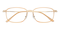Hearst Orange Rectangle TR90 Eyeglasses