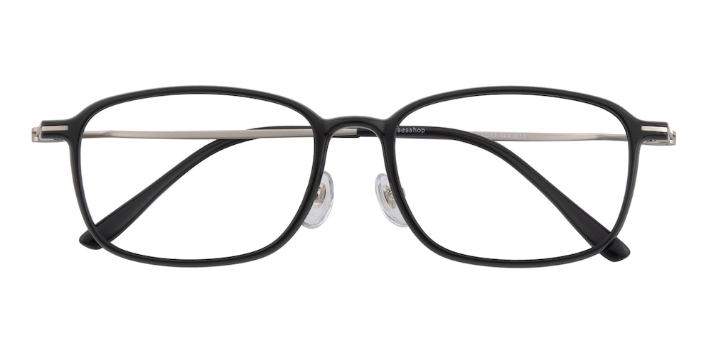 Hearst Black Rectangle TR90 Eyeglasses