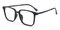 Gerald Black Square TR90 Eyeglasses