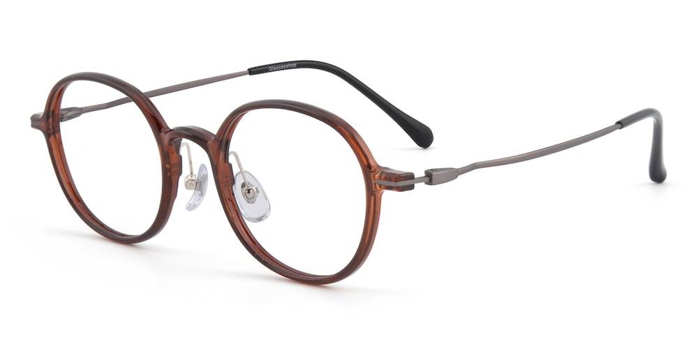 Holmes Burgundy Round TR90 Eyeglasses