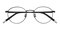 Halifax Black Round Titanium Eyeglasses