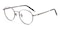 Halifax Gunmetal Round Titanium Eyeglasses