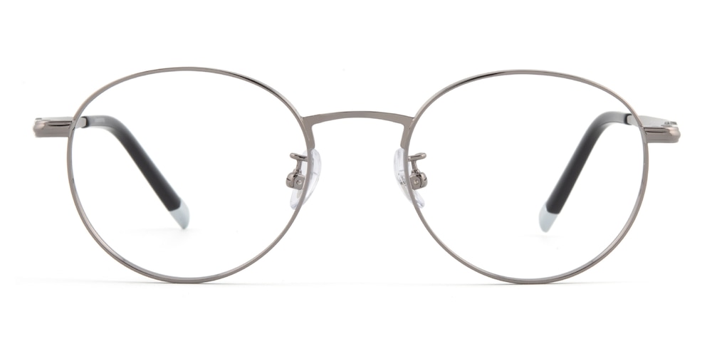 Halifax Gunmetal Round Titanium Eyeglasses