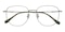 Gresham Green/Gunmetal Polygon Titanium Eyeglasses