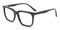 Chamomille Black Rectangle Acetate Eyeglasses