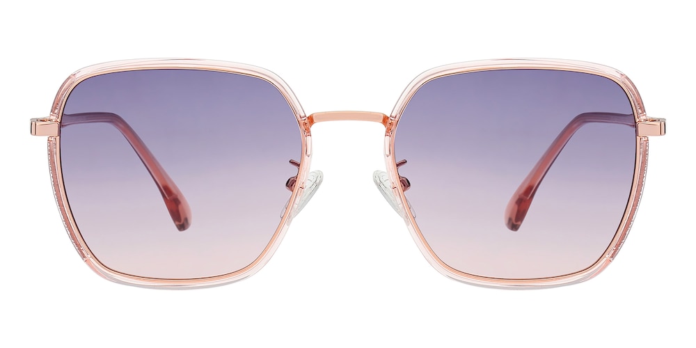 Camille Pink Square TR90 Sunglasses