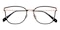 Edwina Black/Rose Gold Cat Eye TR90 Eyeglasses