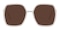 Meroy White Square TR90 Sunglasses
