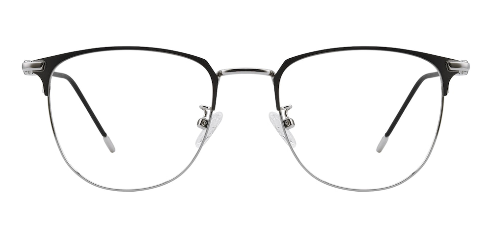 Yellowknife Gunmetal Oval Metal Eyeglasses