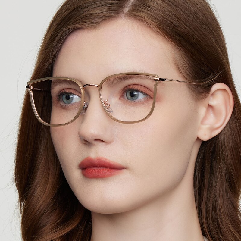 Spencer Cat Eye Green Eyeglasses