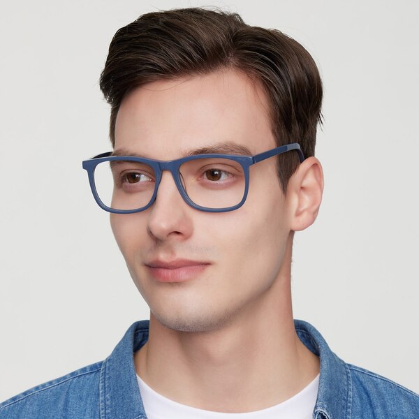 Auburn Rectangle Ashleigh Blue Eyeglasses