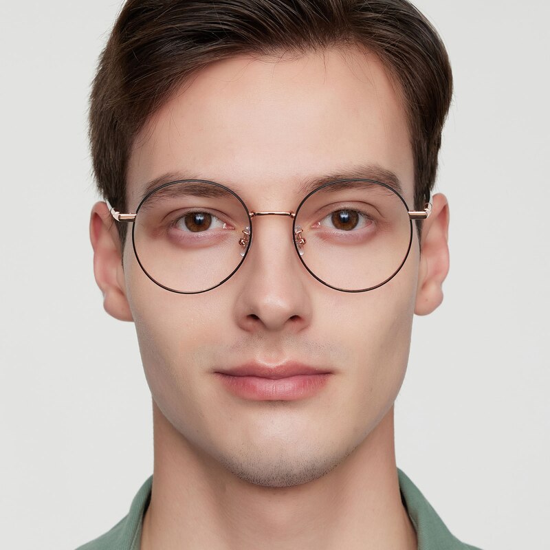 Traverse Round Black Eyeglasses