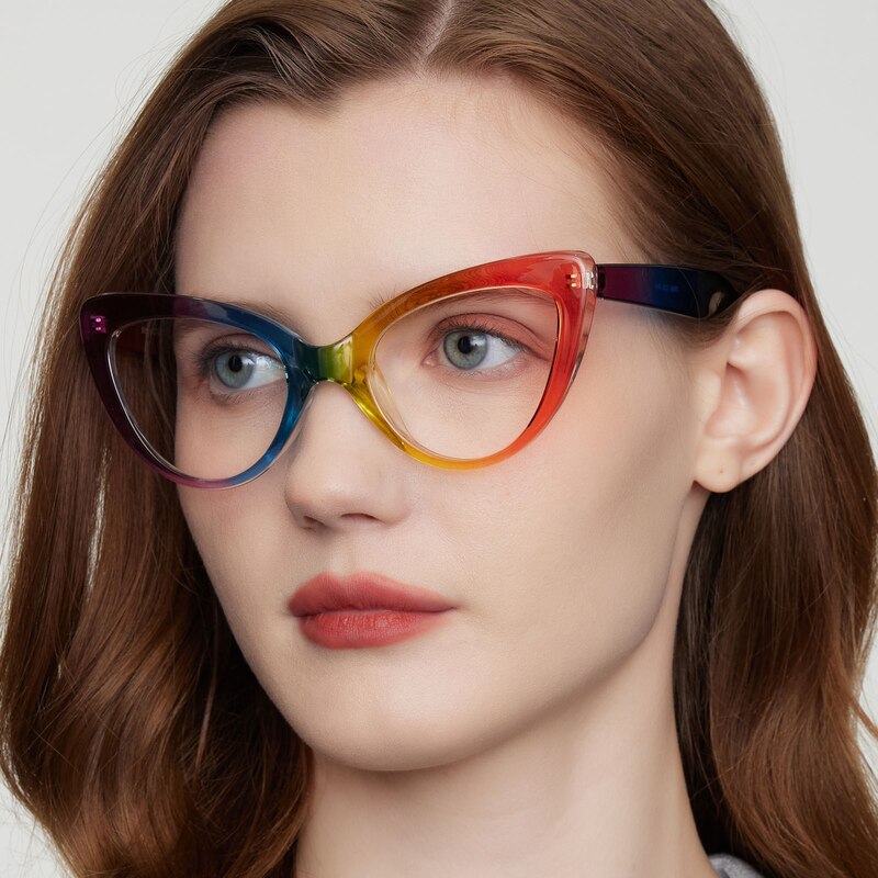 Myra Cat Eye Multicolor Eyeglasses