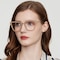 Donna Praline Cat Eye Acetate Eyeglasses