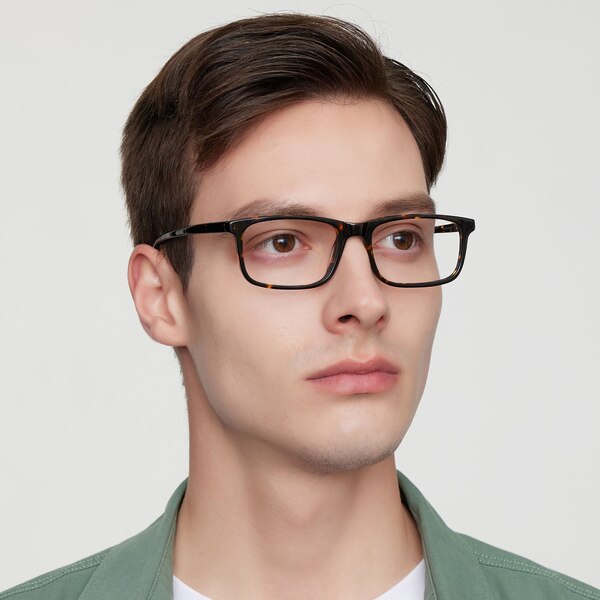 Sheridan Rectangle - Tortoise Eyeglasses
