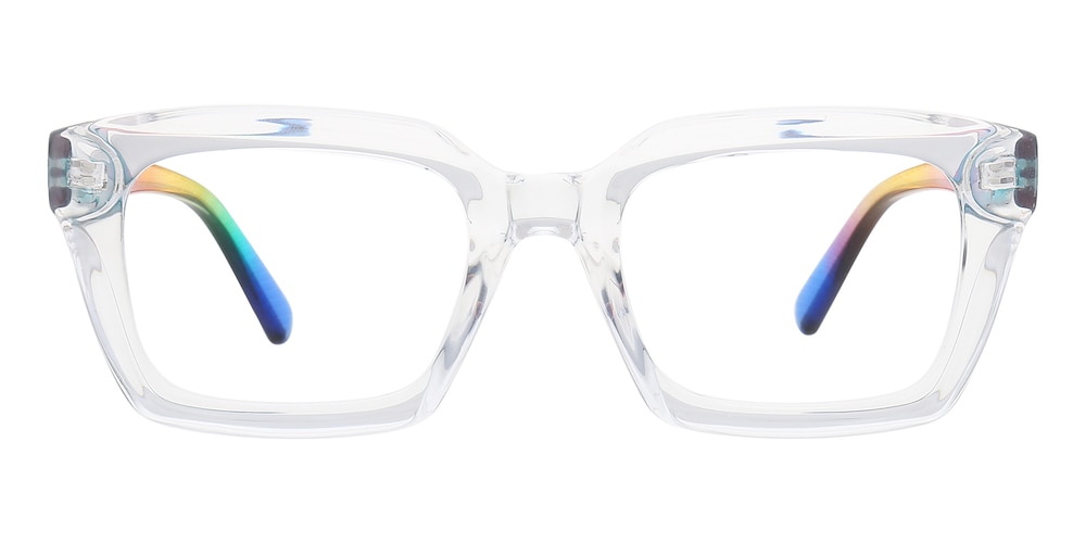Diversity Crystal/Multicolor Rectangle TR90 Eyeglasses