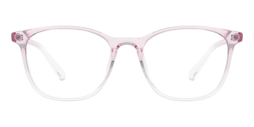 Alberta Pink/Crystal Oval TR90 Eyeglasses
