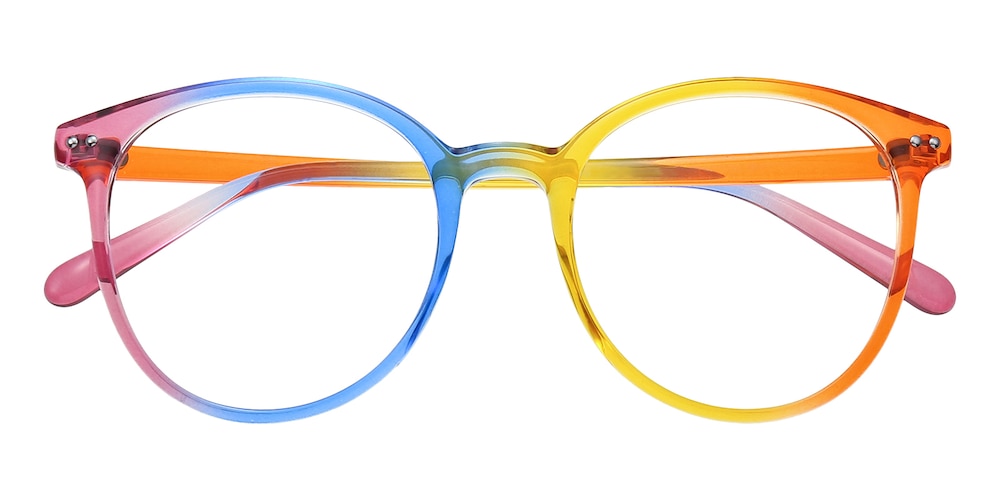 Pride Multicolor Round TR90 Eyeglasses