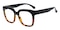Tammy Black|Tortoise Square TR90 Eyeglasses