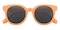 Leo Orange Round TR90 Sunglasses