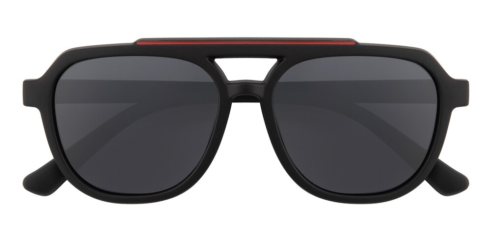 Harry Mblack Aviator TR90 Sunglasses