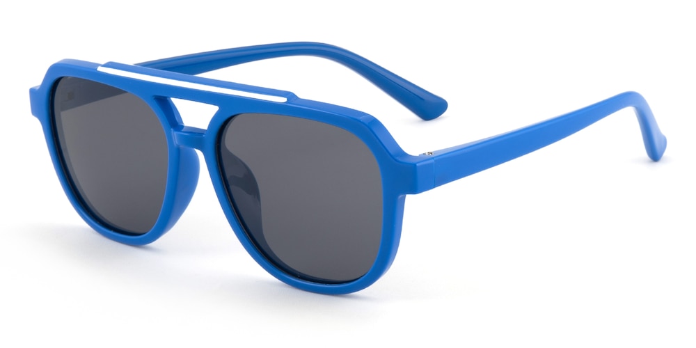 Harry Blue Aviator TR90 Sunglasses