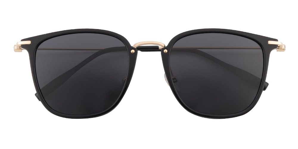 Naomi Black Square TR90 Sunglasses