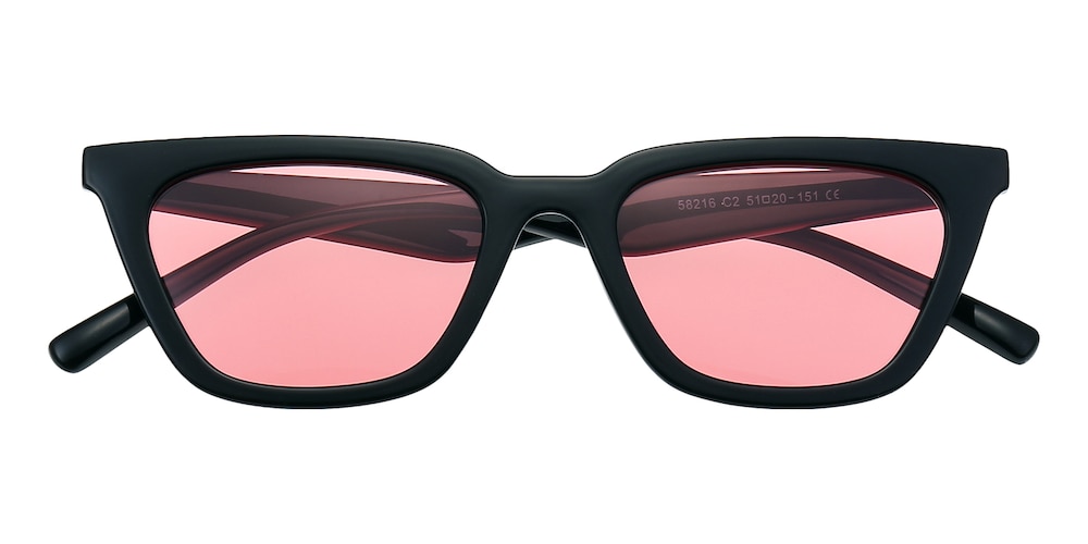 Chandler Black/Pink Cat Eye TR90 Sunglasses