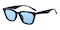 Chandler Black/Blue Cat Eye TR90 Sunglasses