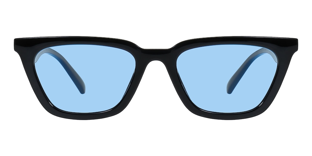 Chandler Black/Blue Cat Eye TR90 Sunglasses