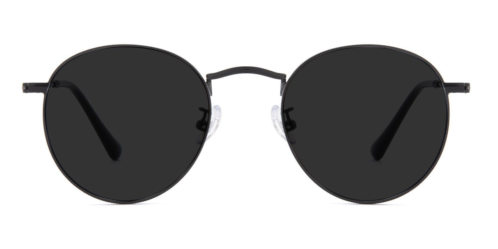 Round best sale dark glasses