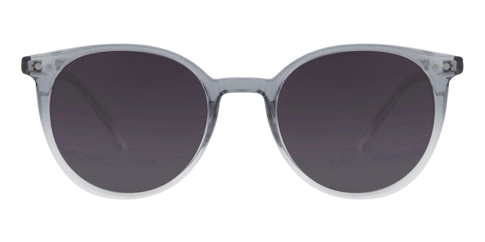 Moira Purple/Crystal Round TR90 Sunglasses