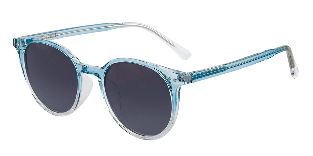 Moira Blue/Crystal Round TR90 Sunglasses
