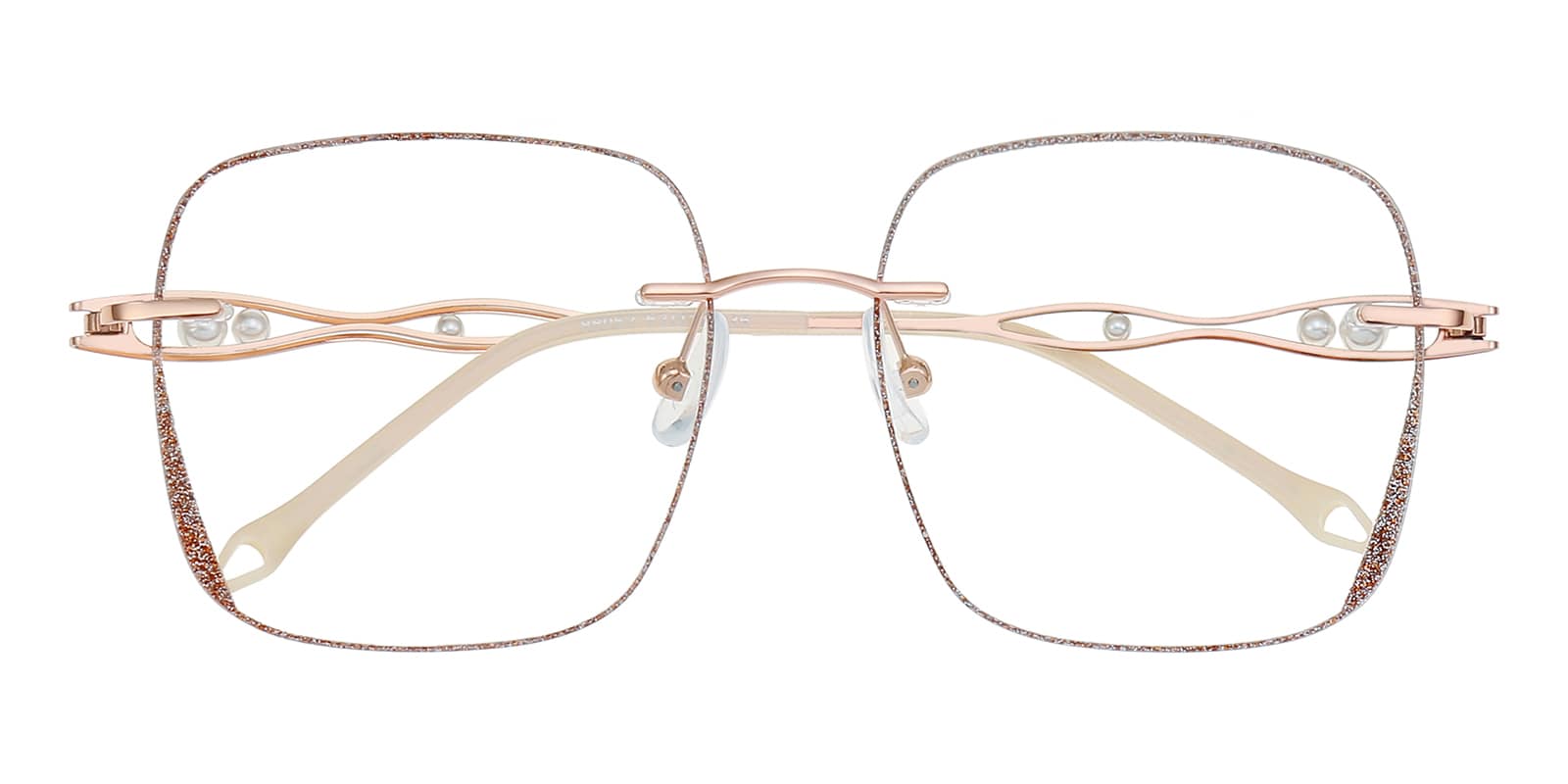 Rose gold hot sale square glasses