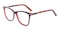 Carolyn Black/Red Cat Eye Acetate Eyeglasses