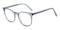 Callan Gray Oval Acetate Eyeglasses