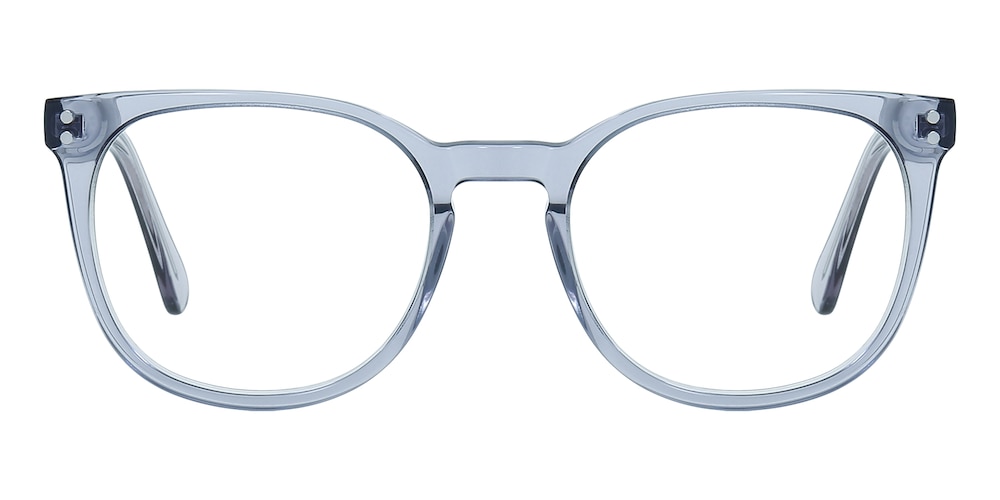 Callan Gray Oval Acetate Eyeglasses