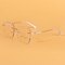 Soul Rose Gold Square Metal Eyeglasses