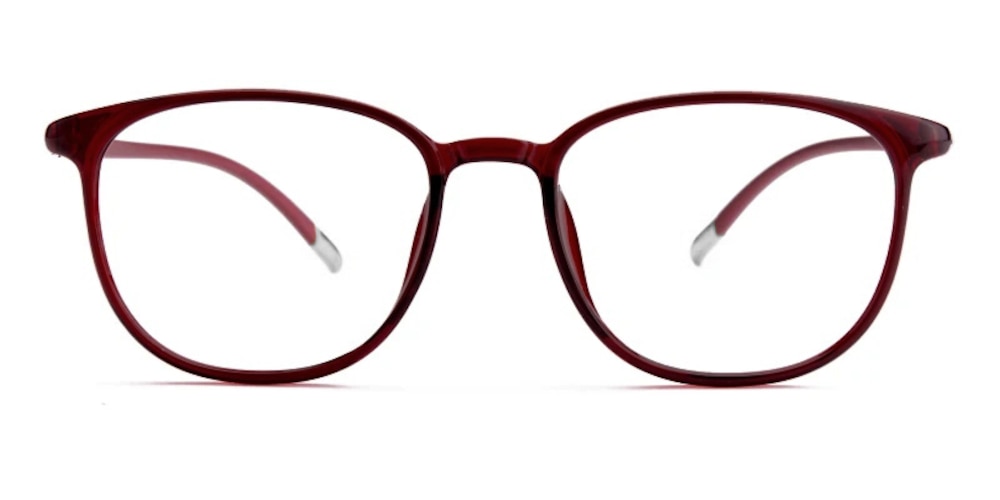 Cooksville Red Oval Ultem Eyeglasses