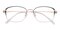 Celina Green/Rose Gold Oval Titanium Eyeglasses