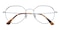 Elaine Black/Silver Cat Eye Titanium Eyeglasses