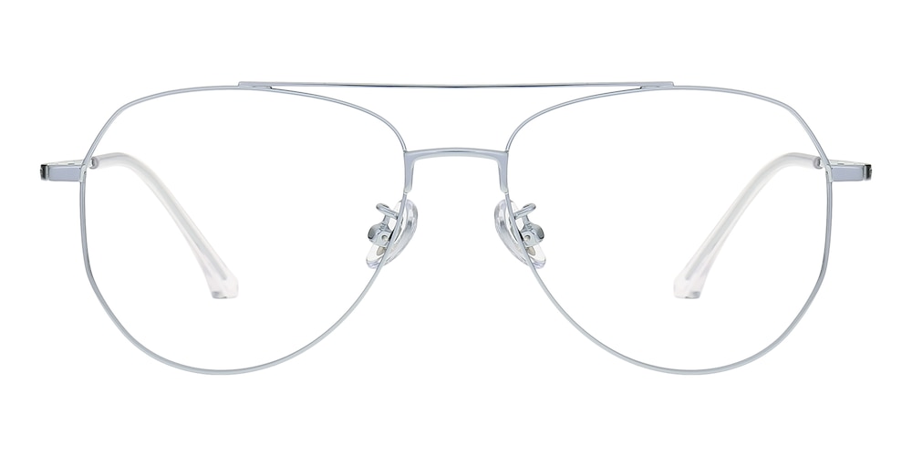 Moab Silver Aviator Titanium Eyeglasses