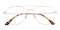 Moab Rose Gold Aviator Titanium Eyeglasses