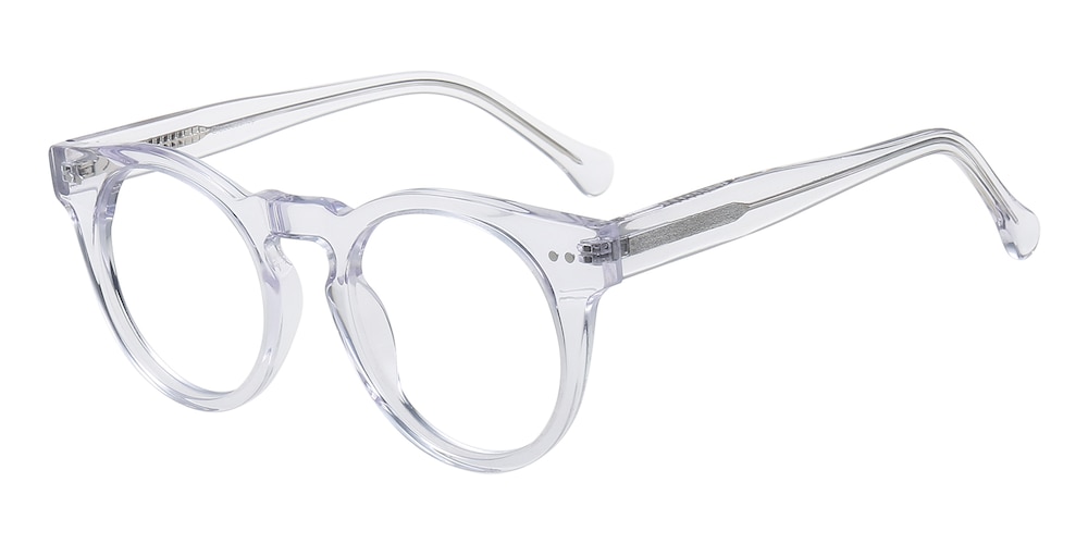 Lufkin Crystal Round Acetate Eyeglasses