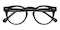 Lufkin Black Round Acetate Eyeglasses