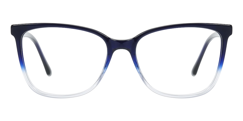 Aries Blue/Crystal Cat Eye Acetate Eyeglasses