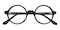 Iqaluit Black Round Acetate Eyeglasses
